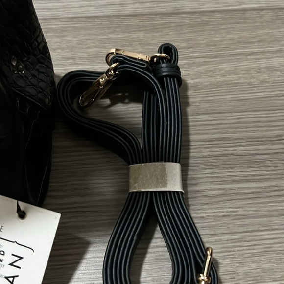 AOTA Elegant Black Vegan Leather Bag - Picture 11 of 12